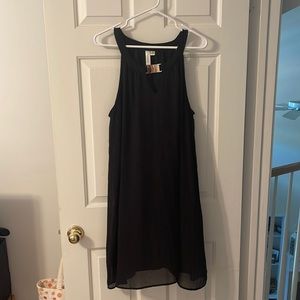 Black Shift Dress with Lining